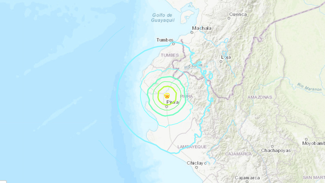 Un sismo de magnitud 6,1 se registra en la frontera entre Perú y Ecuador