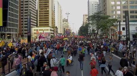 "Fuera Bolsonaro": nueva ola de protestas en Brasil contra el presidente y su gestión de la pandemia (VIDEOS)