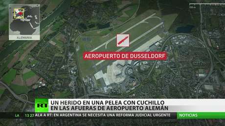 Una pelea con cuchillo deja un herido cerca de un aeropuerto alemán