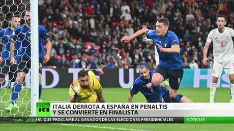 Italia derrota a España en penales y jugará la final de la Eurocopa