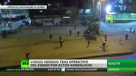 Varios heridos tras el operativo del Esmad por actos vandálicos