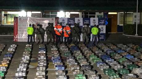 Incautan en Colombia más de cinco toneladas de cocaína valuada en 185 millones de dólares