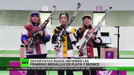 Deportistas rusos ganan las primeras medallas de plata y bronce en los JJ.OO.
