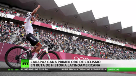 El ecuatoriano Richard Carapaz gana el primer oro olímpico de ciclismo en ruta de la historia latinoamericana