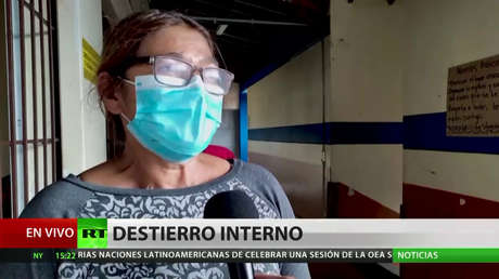 Desplazados colombianos denuncian la falta de soluciones e incertidumbre