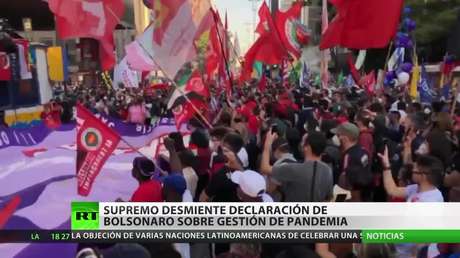 El Tribunal Supremo de Brasil desmiente la declaración de Bolsonaro sobre la gestión de la pandemia