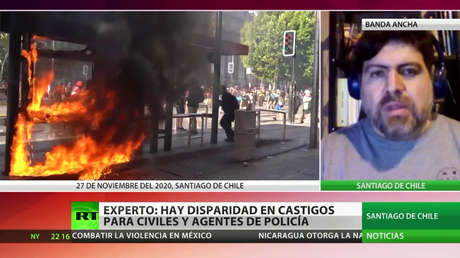 Un experto denuncia la disparidad en castigos para los civiles y los agentes de Policía en Chile