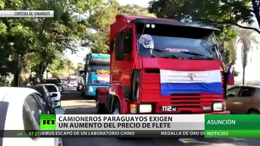 Paraguay: Camioneros exigen un aumento del precio del flete