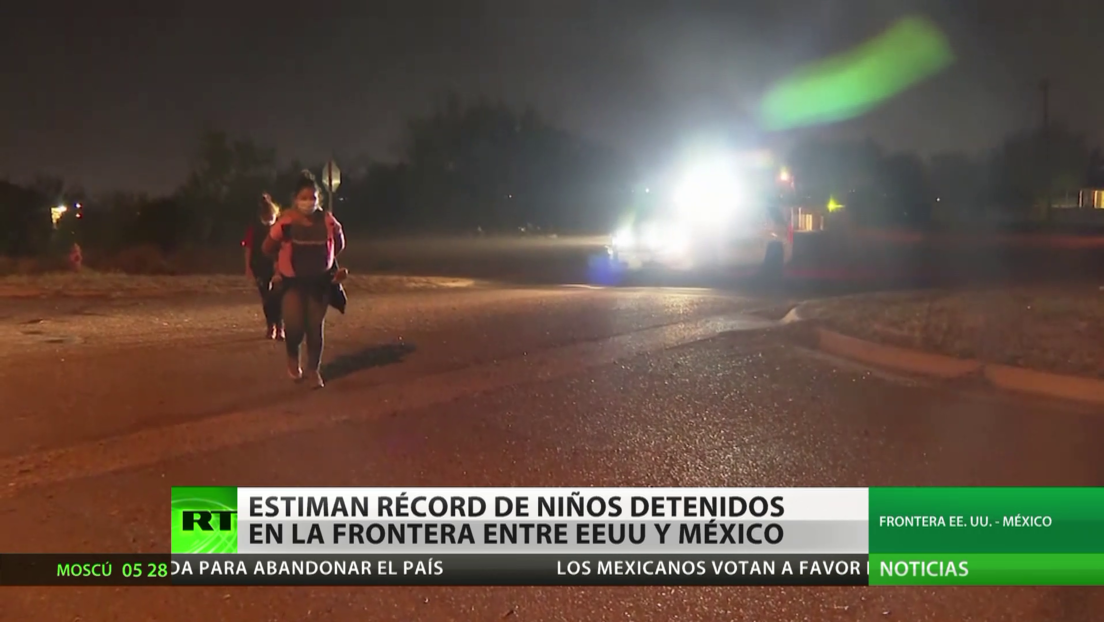 Récord de niños detenidos en la frontera entre EE.UU. y México