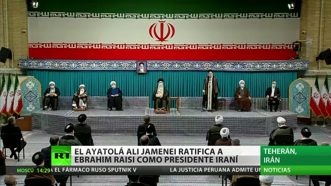 El ayatolá Alí Jameneí ratifica a Ebrahim Raisi como presidente de Irán