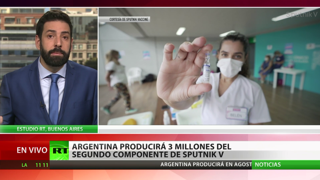 Argentina producirá 3 millones de dosis del segundo componente de la vacuna Sputnik V