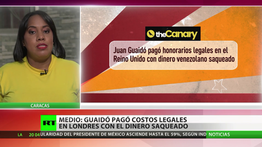 Medio: Guaidó pagó honorarios legales en Londres con el dinero saqueado del Banco Central de Venezuela por EE.UU.