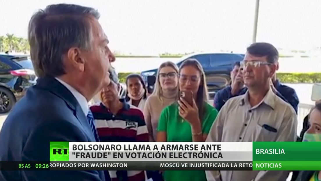 Brasil: Bolsonaro llama a armarse ante un "fraude" debido a la votación electrónica