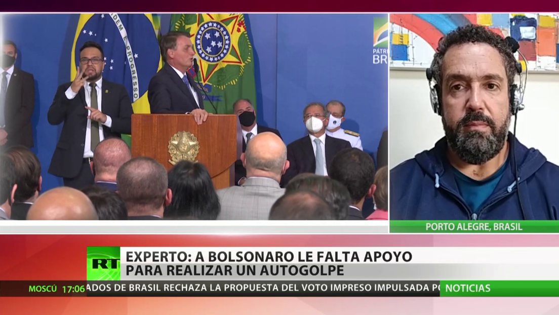 Debate en Brasil sobre posible autogolpe por la retórica de Bolsonaro