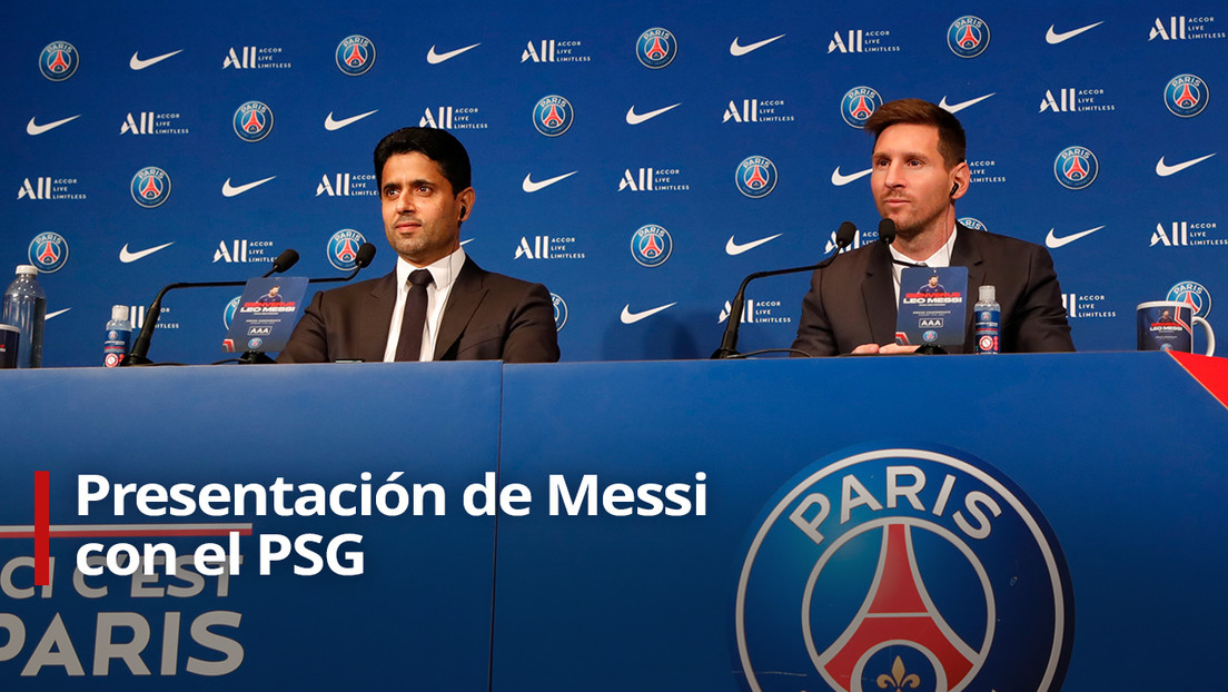 VIDEO: El PSG celebra una conferencia de prensa para presentar oficialmente el fichaje de Messi
