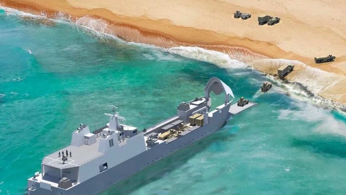 FOTO: Muestran el diseño de buques anfibios propuesto al Cuerpo de Marines de EE.UU. que responde a un nuevo concepto de operaciones