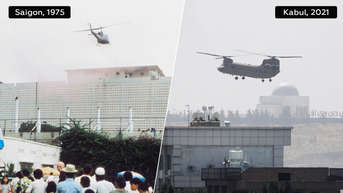 EE.UU. 'regresa' a Saigón: La foto de un helicóptero durante la evacuación de Kabul evoca la huida de Vietnam en 1975