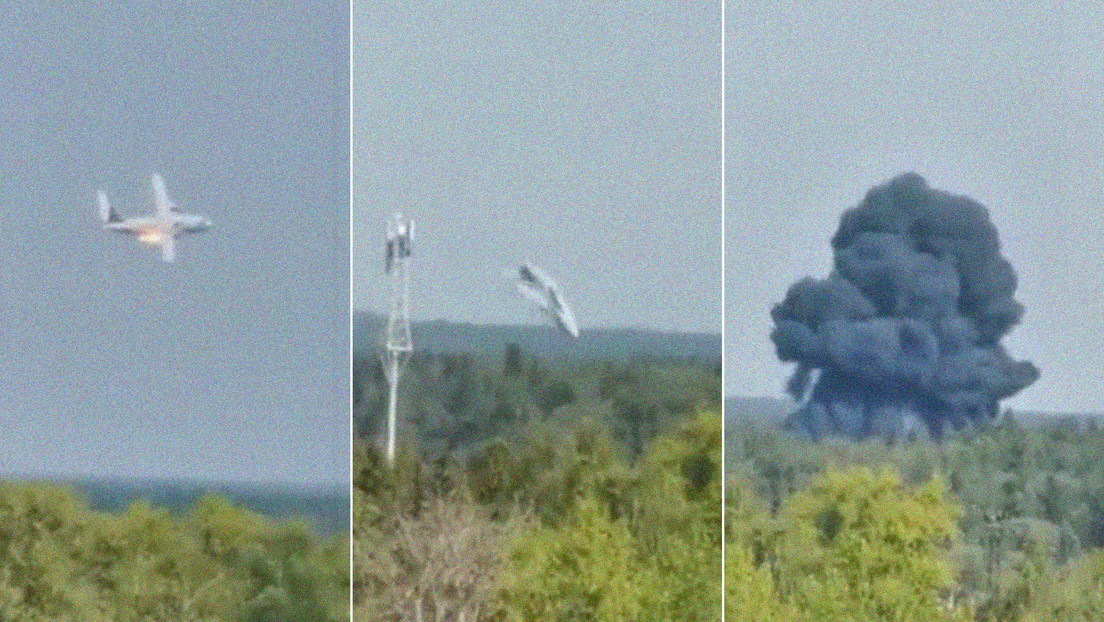 Se estrella un avión de transporte militar en las afueras de Moscú