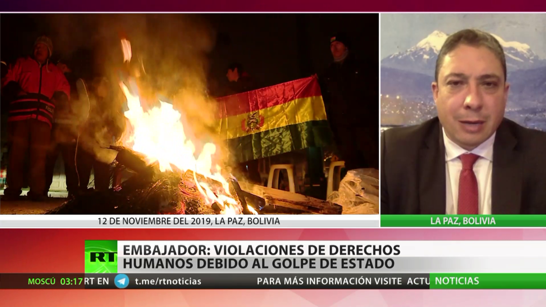 Embajador de Bolivia ante la OEA: Durante el golpe de Estado de 2019 se cometieron gravísimas violaciones a los DDHH