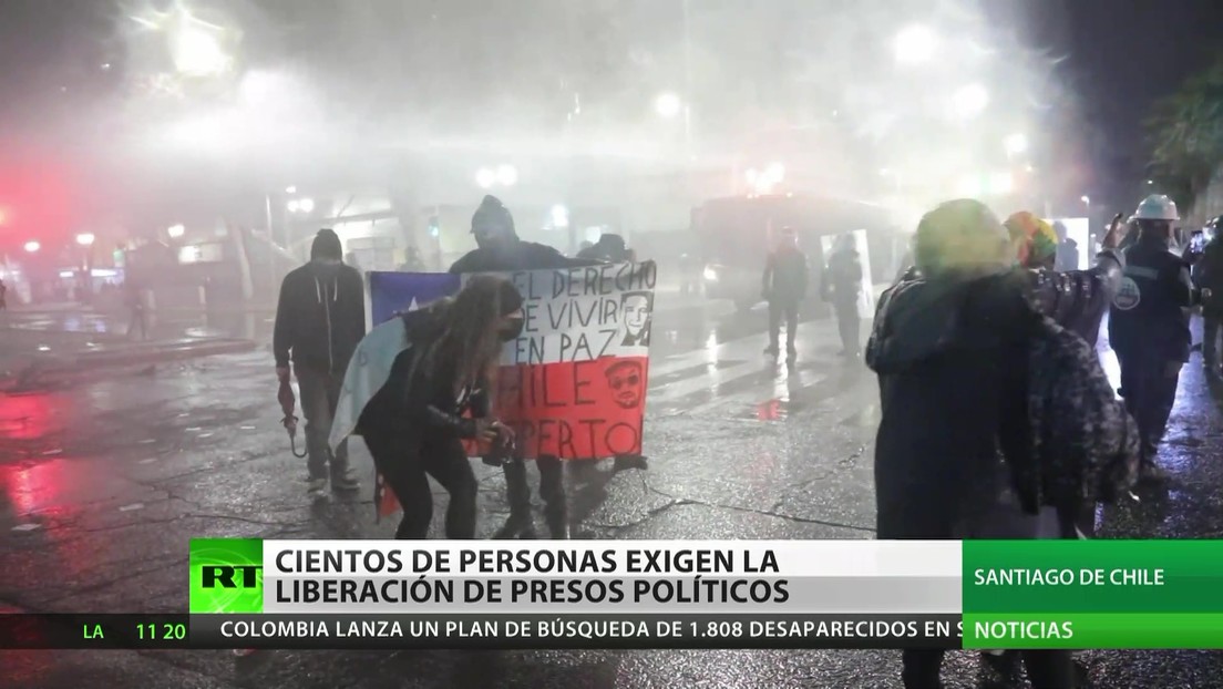 Protestas en Santiago de Chile: Cientos de personas exigen la liberación de presos políticos