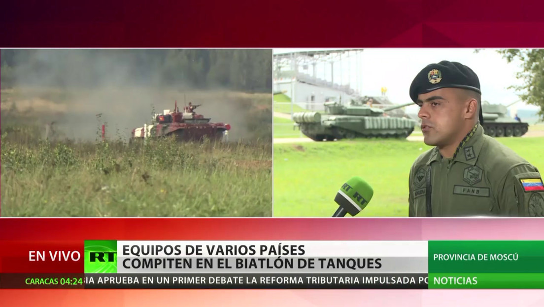 "Volvimos con más ganas y más energía": oficial venezolano narra su experiencia en el biatlón de tanques en Rusia