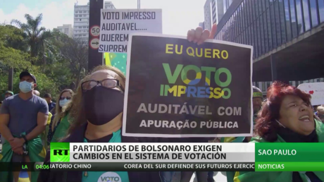 Brasil: Partidarios de Jair Bolsonaro exigen cambios en el sistema de votación