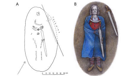 Revelan que los restos de un guerrero finlandés enterrado con ropa de mujer hace 1.000 años corresponden a una persona intersexual