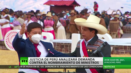 Justica de Perú analizará demanda contra el nombramiento de ministros