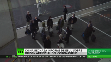 China rechaza el informe de EE.UU. sobre el origen artificial del coronavirus