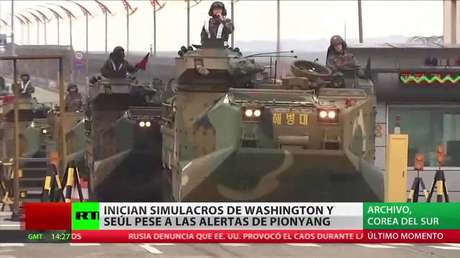 EE.UU. y Corea del Sur inician un simulacro computarizado pese a las advertencias de Pionyang