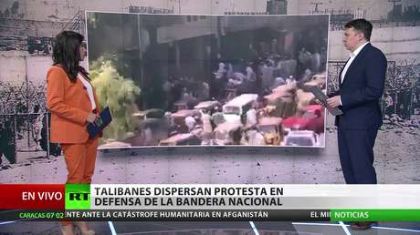 Los talibanes dispersan protestas de apoyo a la bandera nacional de Afganistán
