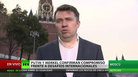 Putin y Merkel reafirman su compromiso frente a los desafíos internacionales