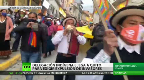 Llega a Quito una delegación de indígenas para exigir a la Corte Nacional de Justicia la defensa de sus territorios