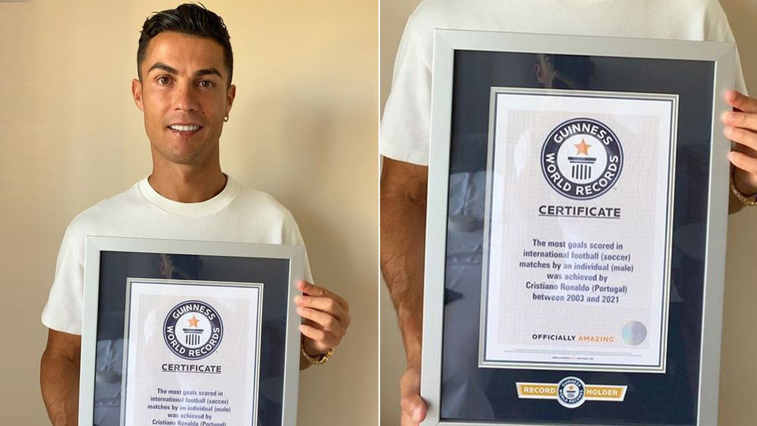 Cristiano Ronaldo logra el récord Guinness al mayor goleador en partidos internacionales