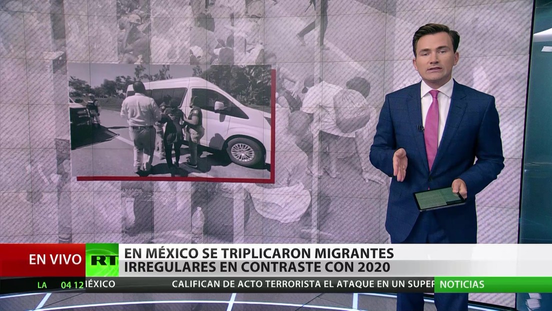 México: Se triplica la cantidad de migrantes irregulares en comparación con el 2020