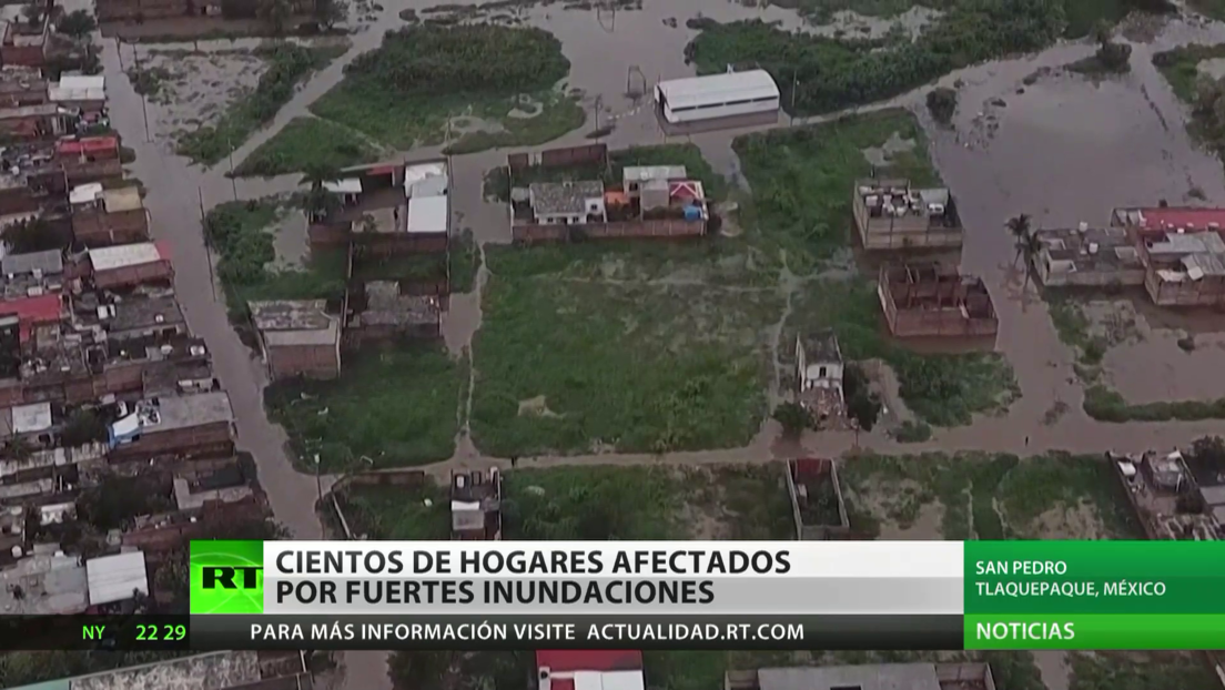 Más de 500 viviendas dañadas por fuertes inundaciones en un municipio mexicano