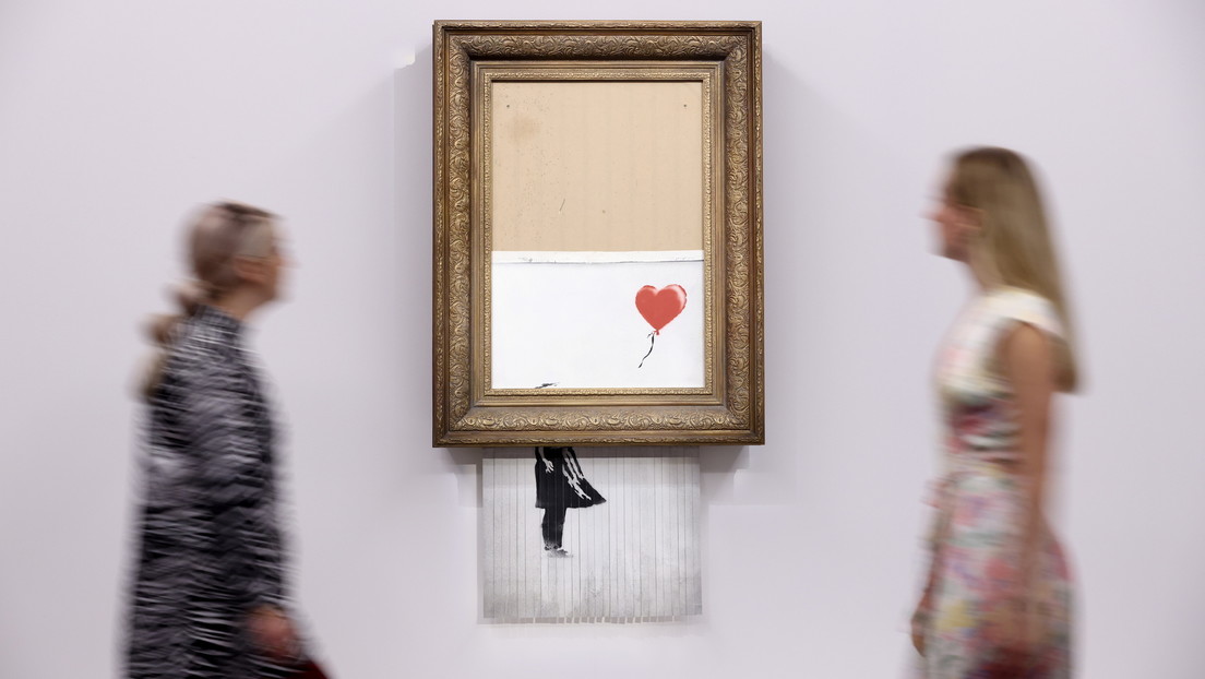 La obra de Banksy que se autodestruyó al ser vendida se volverá a subastar