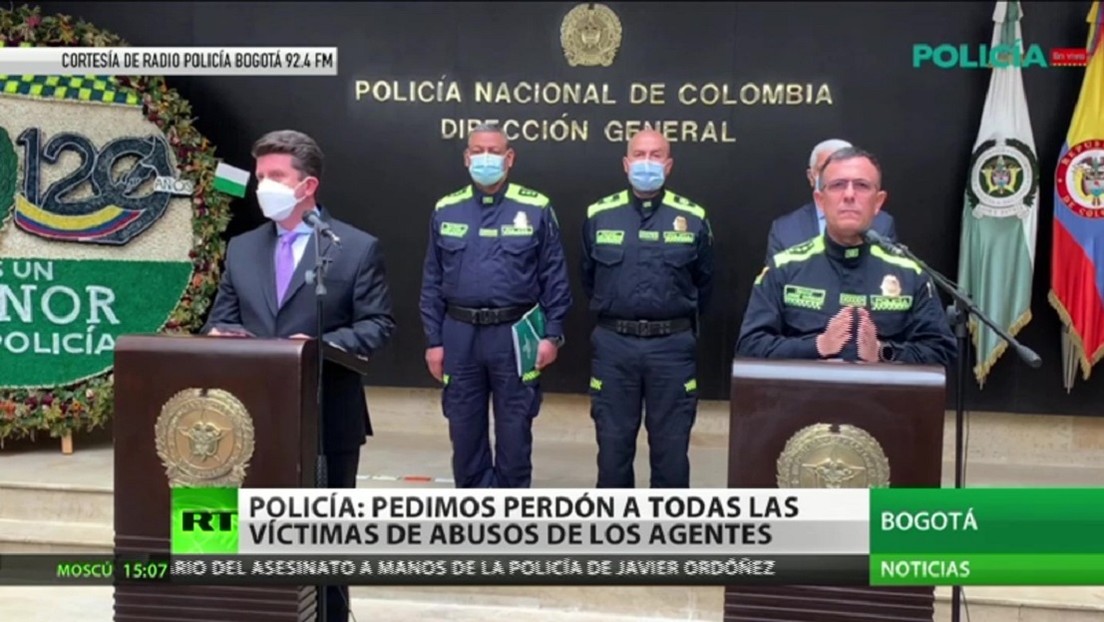 La Policía de Colombia pide disculpas a todas las víctimas de abusos de los agentes
