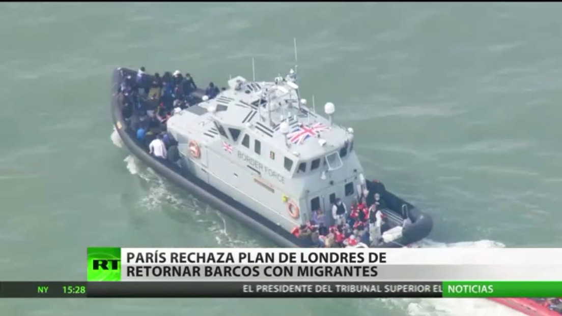 París rechaza el plan de Londres de retornar barcos con migrantes