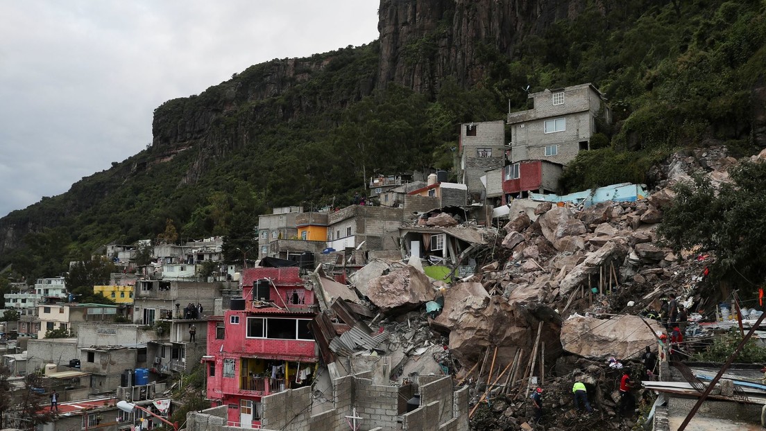 Un derrumbe del Cerro del Chiquihuite deja al menos 2 muertos y 10 desaparecidos bajo grandes escombros en el Estado de México (FOTOS, VIDEOS)