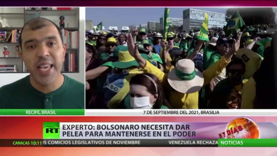 Masivas protestas a favor y en contra de Bolsonaro en varias ciudades de Brasil