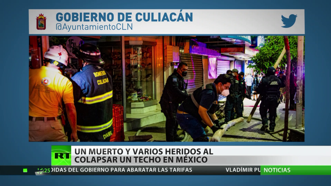 México: Un muerto y varios heridos al colapsar el techo de una zapatería