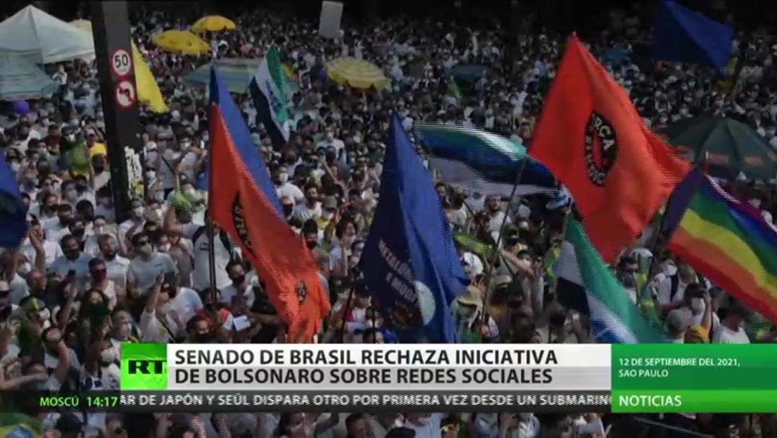 El Senado de Brasil rechaza la iniciativa de Bolsonaro sobre redes sociales