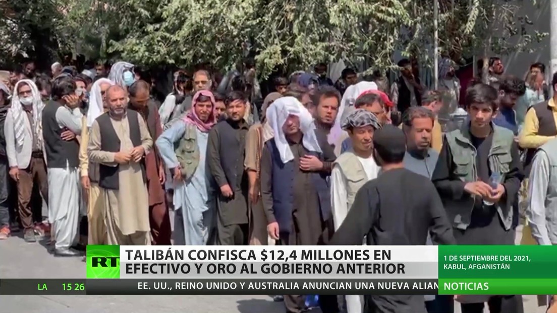 Los talibanes confiscan 12,4 millones de dólares en efectivo y oro de personeros del Gobierno anterior
