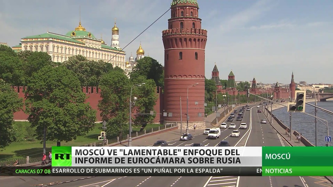 Moscú califica de "lamentable" el enfoque del informe de la Eurocámara sobre Rusia