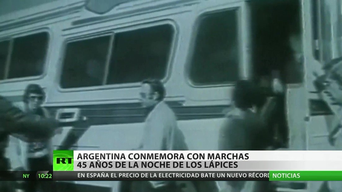 Argentina recuerda con marchas los 45 años de la 'La noche de los Lápices'