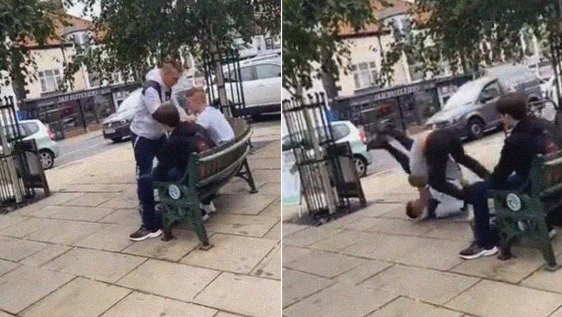 VIDEO: Un campeón de jiu-jitsu de 16 años manda al suelo a un hombre que se abalanzó sobre él y le mordió la oreja en un parque