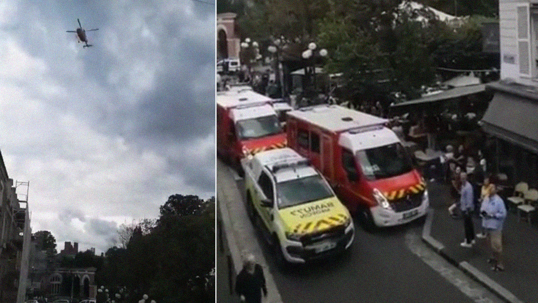 Cuatro heridos al chocar un coche contra la terraza de un restaurante en Francia