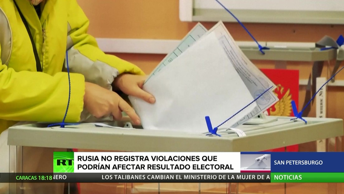 Rusia no registra violaciones que podrían afectar el resultado final de las elecciones a la Duma Estatal