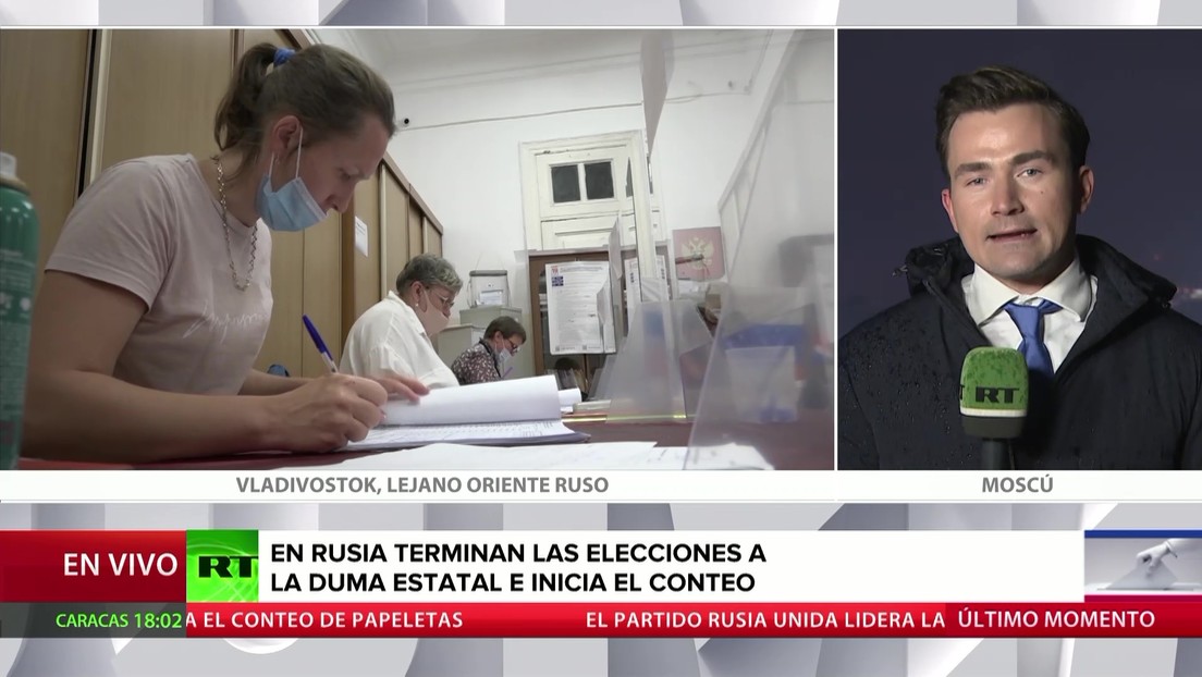 Rusia: Terminan las elecciones a la Duma Estatal e inicia el conteo